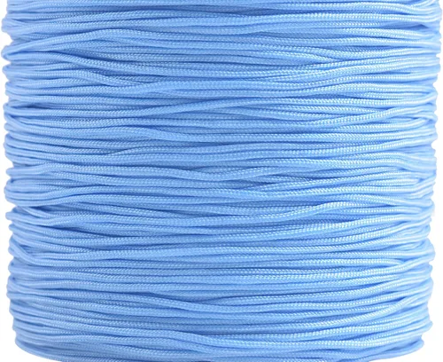 Vista 87 de KONMAY 1 rollo de cuerda de nailon de 150 yardas, trenzado de 0.016 in de nailon Shamballa Macramé/cordón de cuentas, cordón de nudo chino, cuerda