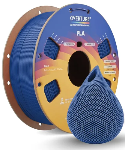 Vista 27 de OVERTURE - Filamento PLA 1/16 pulgadas, insumos para impresora 3D, carrete de cartón de 2.2 libras, precisión dimensional 99% +/- 0.001 pulgadas