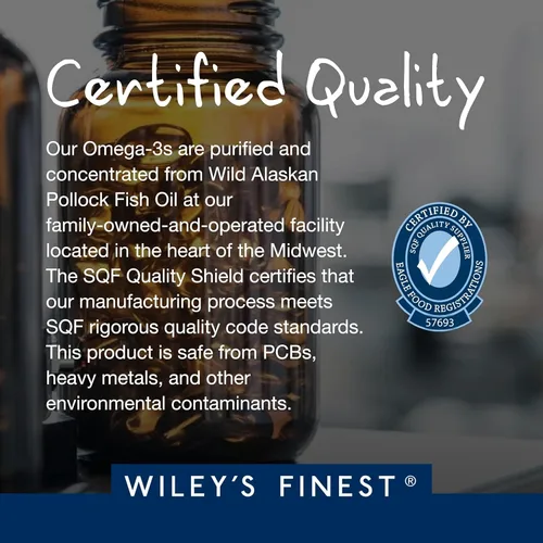 Vista 5 de Wiley's Finest Wild Alaskan Fish Oil Summit DHA Liquid – 2140 mg de DHA y 460 mg de Omega-3 EPA – Suplemento líquido con sabor cítrico – 4.23 oz