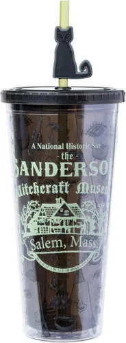 Vista 23 de Silver Buffalo Harry Potter Hedwig Hogwarts House Crest con Gryffindor, Hufflepuff, Ravenclaw y Slytherin Vaso de Plástico para Bebidas Frías