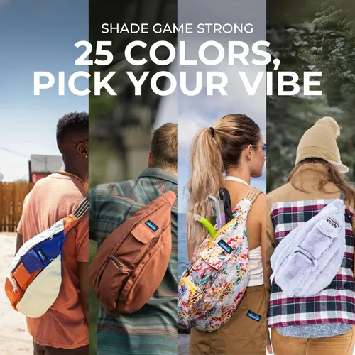 Vista 6 de KAVU - Bolso con correa de cuerda, mochila para senderismo, campamento y viajes