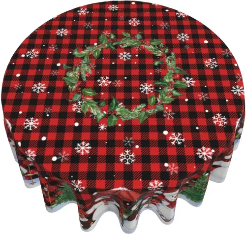 Vista 8 de Giwawa Mantel de Mesa Redondo con Bandera de EE. UU., Mantel Americano con Estrellas, Mariposas, Círculo, 152 cm. Mantel del 4 de julio, Día Bandera