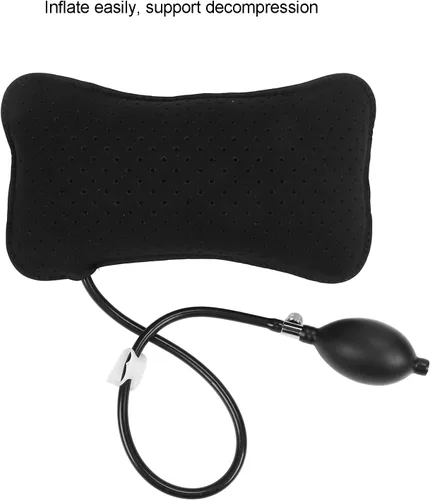 Vista 7 de ZJchao Almohada lumbar inflable, almohada de apoyo lumbar inflable, cojines de asiento trasero, almohada de apoyo lumbar sólido lavable, soporte