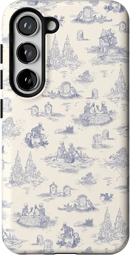 Vista 278 de Casely Funda para Galaxy S9 Postura de cadáver Yoga de esqueleto Diseño protector delgado esencial de doble capa