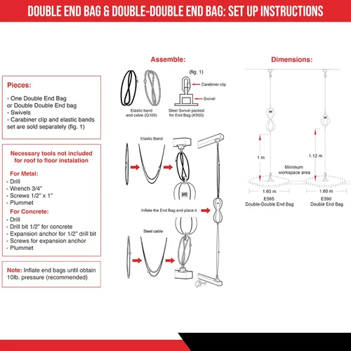 Vista 7 de CLETO REYES Saco de boxeo de doble extremo para entrenamiento de boxeo, entrenamiento de gimnasio, MMA, kickboxing, Muay Thai