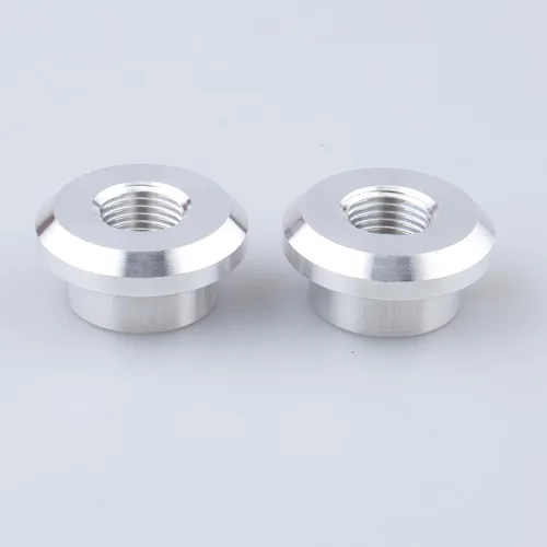 Vista 4 de AC PERFORMANCE Aluminio 1/8 NPT Hembra Soldadura en Tapón, 1/8" NPT Conexión Soldable para Tanque de Combustible, Paquete de 2