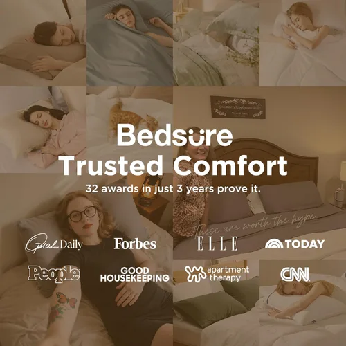 Vista 7 de Bedsure Fundas de Almohada Tamaño Estándar Juego de 2 - Fundas de Almohada de Microfibra Cepillada Gris Oscuro, Súper Suaves y Acogedoras con Cierre