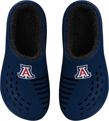 FOCO Men's NCAA Sherpa Lined Big Logo Clog