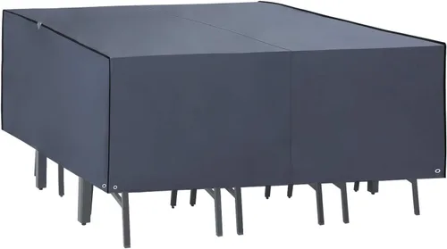 Vista 42 de ABCCANOPY Cubierta de Mesa Rectangular Cubierta de Mesa Universal Cubierta de Silla para Exteriores Impermeable y a Prueba de Polvo Resistente al