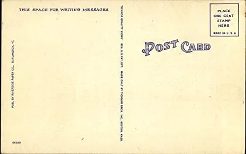 Vista 2 de U. S. Post Office And Court House Burlington, Vermont VT Original Antique Postcard