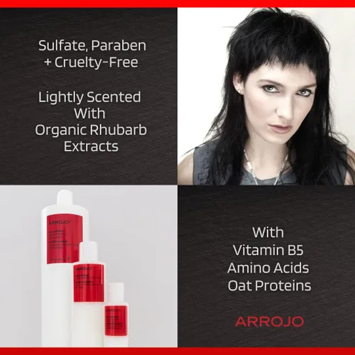 Vista 3 de ARROJO Acondicionador diario, ruibarbo revitalizante, 8.5 onzas líquidas