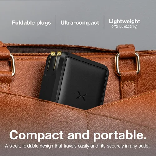 Vista 6 de NOCO XGrid X140: Cargador USB-C de 140W – Adaptador de corriente GaN de doble puerto con PD 3.1, QC 5.0 y PPS – Carga rápida con distribución