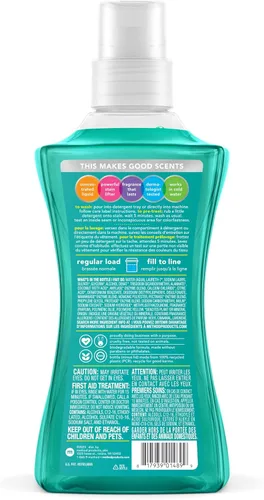 Vista 2 de Method Detergente líquido para lavandería; aroma a salvia de playa, removedor de manchas; 66 cargas por botella de 53.5 onzas; (paquete de 1)