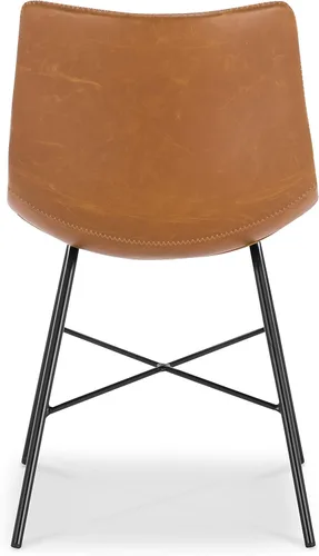 Vista 7 de Poly and Bark Paxton - Silla de comedor (2 unidades), color marrón