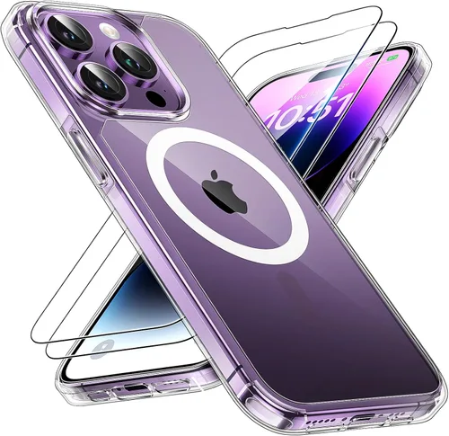 Vista 109 de TAURI Funda para iPhone 17, antiamarilleamiento con protector de pantalla, protección de grado militar, a prueba de golpes, delgada para iPhone 17