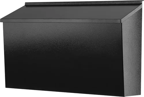 KYODOLED Buzón de pared para casa, buzón de correo de gran capacidad, buzón de metal galvanizado a prueba de óxido, buzones para exteriores, 15.7 x