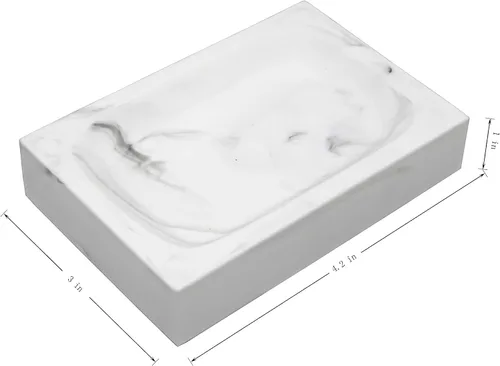 Vista 38 de Marina Decoration Juego de accesorios de baño de 4 piezas de decoración moderna de lujo, incluye dispensador de loción de jabón líquido para baño