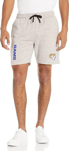 Vista 31 de FOCO NFL Mens NFL Team Logo Gray Wordmark Fleece Shorts
