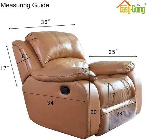 Vista 579 de Easy-Going - Funda reversible para sofá reclinable, resistente al agua, protector de muebles con correas elásticas, para mascotas y niños