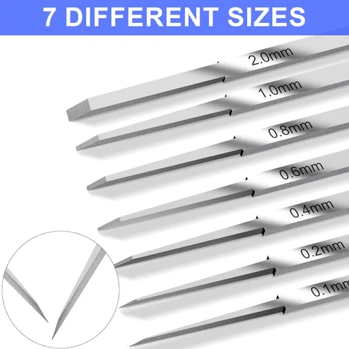 Vista 3 de Prime Model Scriber Gundam - Herramienta de corte para hobby, cincel tallador de líneas de resina, cincel para modelos con 7 cuchillas