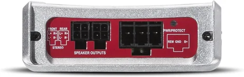 Vista 6 de Rockford Fosgate Punch PBR400X4D - Amplificador de chasis compacto de 4 canales de rango completo de 400 vatios