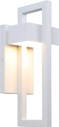 Vista 15 de LamQee Modernas luces de pared para exteriores de 3000 K, apliques de pared LED integrados para exteriores, accesorios de iluminación exterior