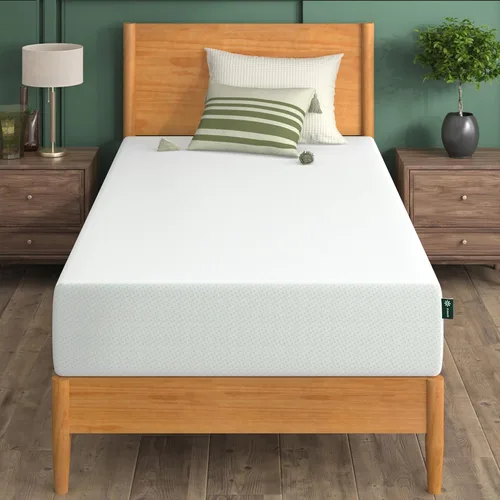 Vista 19 de Zinus Lumbar+ Colchón de espuma viscoelástica prémium de 14 pulgadas, tamaño Queen, soporte lumbar, alivio de presión específico, gel refrescante