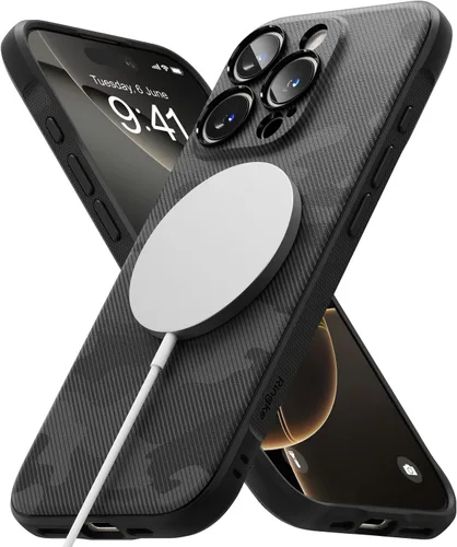 Vista 27 de Ringke - Funda compatible con MagSafe para iPhone 15, tecnología antihuellas para evitar manchas de grasa, agarre mejorado antideslizante, recortes