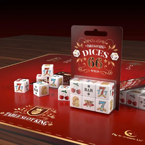 Vista 5 de Juego de dados 66, juego de dados rápido y fácil, números ganadores reales