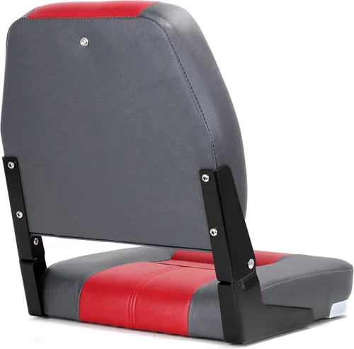 Vista 5 de North Captain T1 Deluxe Asiento plegable para barco con respaldo bajo, tornillos de acero inoxidable incluidos