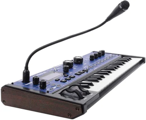 Vista 3 de Novation Ultranova sintetizador modelado análogo serie Nova, Azul