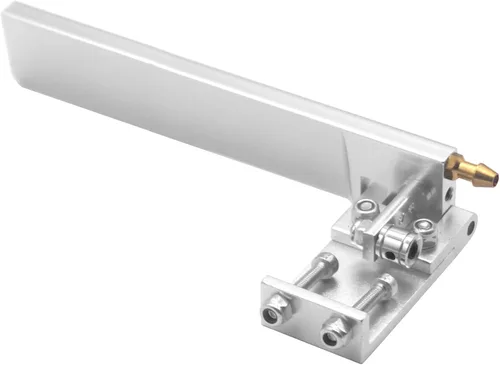 Vista 7 de Timón de barco RC de aleación de aluminio con captación de agua, dirección de absorción de succión compatible con control remoto de energía de gas