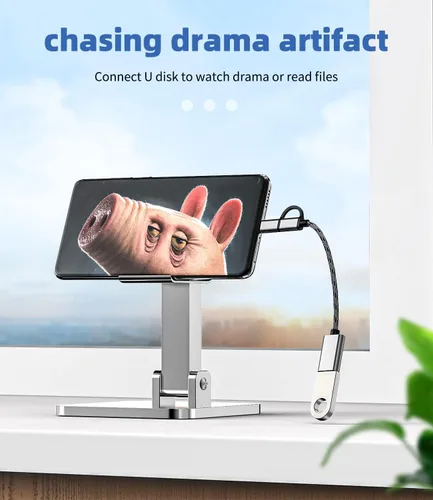 Vista 4 de Adaptador USB hembra a micro USB + USBC macho 3.0 OTG, accesorios de cable compatibles para Samsung MacBook iPhone15 Pro Max Plus iPad Pro Air Mouse