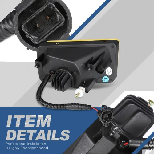 Vista 3 de Auto Dynasty Conjunto de Luces Antiniebla LED Compatible con Suburban Tahoe Escalade Avalanche Yukon Silverado 2007-2018, Repuesto de Lámpara Lente