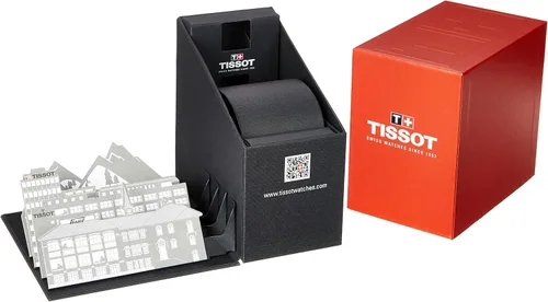 Vista 6 de Tissot Carson Automatic Lady 316L Reloj automático con caja de acero inoxidable para mujer, gris, acero inoxidable, 14 (T0852071101100), Gris