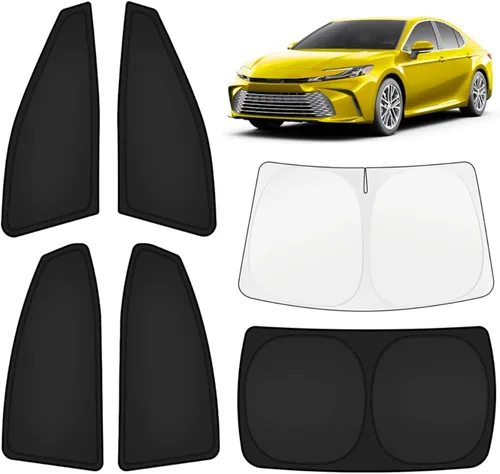 Vista 174 de KUST - Parasol plegable para parabrisas para BMW X1 E84, accesorios 2011 2012 2013 2014 2015, protector de visera de sol ajustable que bloquea