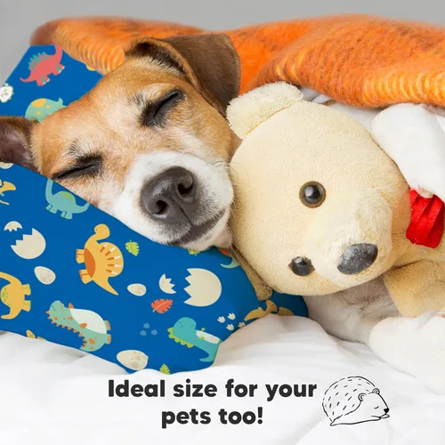 Vista 109 de KeaBabies - Almohada con funda para niños pequeños, almohada My Little Dreamy de 13 x 18 pulgadas (ABC Land)