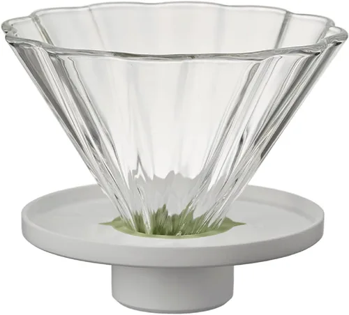 Vista 6 de HARIO CDB-3012-W - Juego de servidor de ramo de té con gotero, 1-4 tazas, color blanco