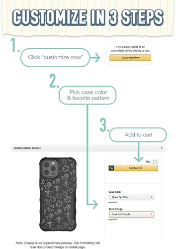 Vista 3 de Smartish Funda para iPhone 12 Pro Max Armor - Gripzilla [resistente + protectora] Funda de agarre delgada y resistente - Menú secreto