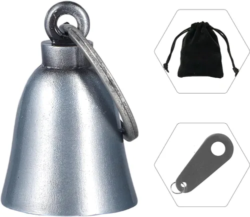 Vista 9 de GARGOYLE BELLS Campanas de motocicleta para motociclista de buena suerte, campanas de guardián, accesorio de motocicleta para la suerte