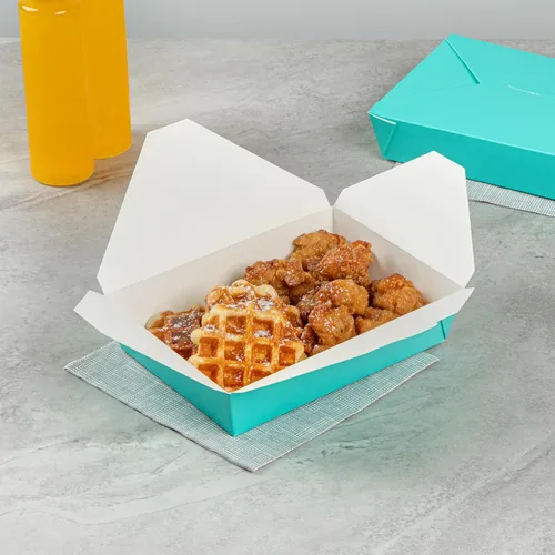 Vista 365 de Restaurantware Bio Tek - Cajas para llevar de 30 onzas, 200 loncheras para llevar, cierre de tabulación, resistentes al calor, desechables, de papel