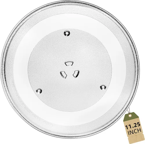Vista 9 de AMI PARTS - Placa giratoria de vidrio para microondas de 14 1/8 pulgadas WB49X10063 de AMI PARTS Fit para placa giratoria de vidrio para microondas