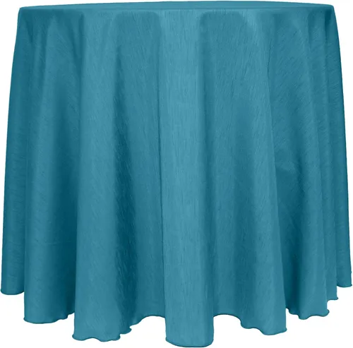 Vista 49 de Ultimate Textile Mantel redondo reversible Shantung Satin Majestic de 114 pulgadas, color verde cazador