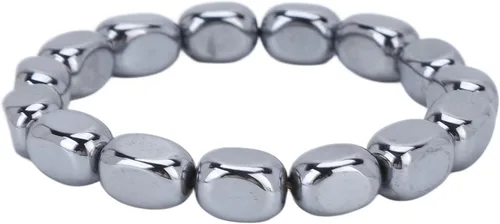 Vista 7 de Terahertz - Collar de piedra de energía, de moda, con cuentas naturales elásticas sueltas, para mujeres y hombres