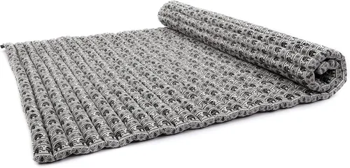 Vista 50 de Leewadee colchón tailandés enrollable para cama de invitados, tapete de yoga, para masaje tailandés, ecológico, orgánico y natural.