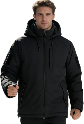 Abrigos de invierno para hombre, chaqueta táctica de camuflaje, cálida, impermeable, para esquí, nieve, resistente al viento, con capucha, parka