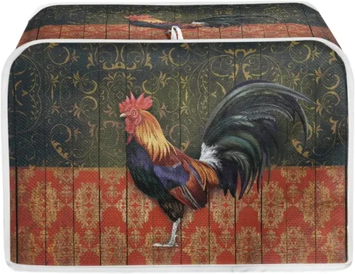 Vista 17 de Talayituse Alpaca Daisy Print 2 Slice Tostadora Cubiertas Protección contra el Polvo Cubiertas para Máquina de Pan Tostadora Horno Cubierta de Tela