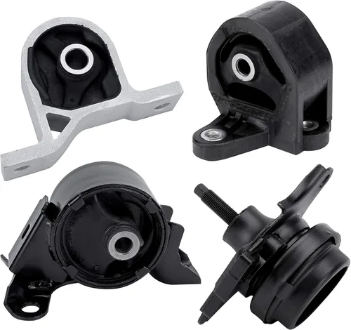 Juego de 4 soportes para motor y transmisión. Compatible con Honda Civic 2001 - 2005 1.7L con Trans automático. Reemplaza 50840-S5A-A81,
