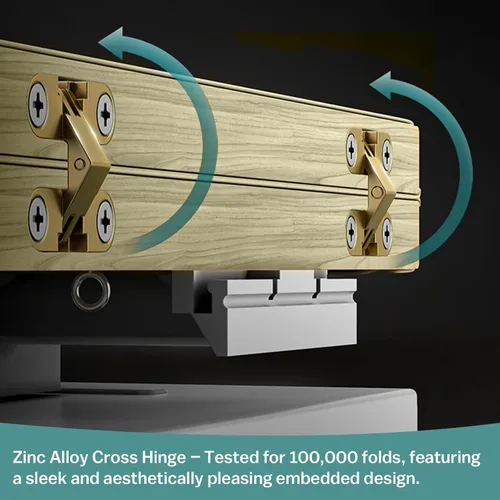 Vista 3 de Tabla de planchar plegable retráctil, giratoria de 180°, tabla de planchar extraíble para armario, ahorro de espacio con cubierta extraíble