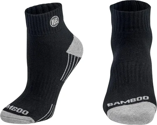 Vista 3 de Calcetines de trabajo de bambú de alta calidad, absorben la humedad de un cuarto y eliminan el olor